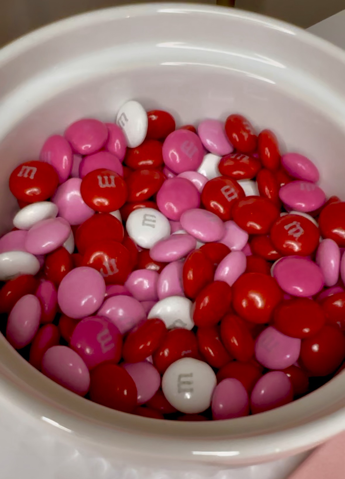 Easy & Cute Valentine's Day Snack using Valentine's Day M&Ms
